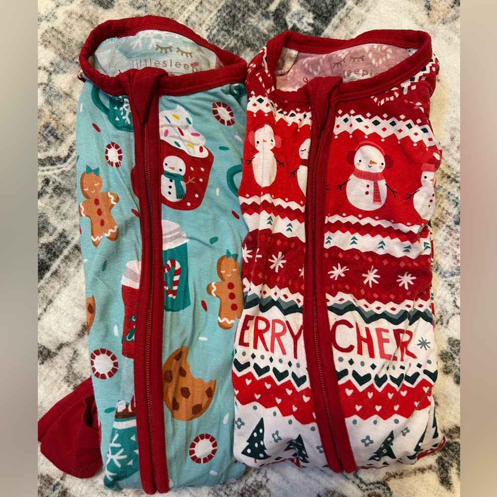 Little Sleepies 3-6m Christmas Bundle